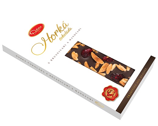 Horká čokoláda s posypom