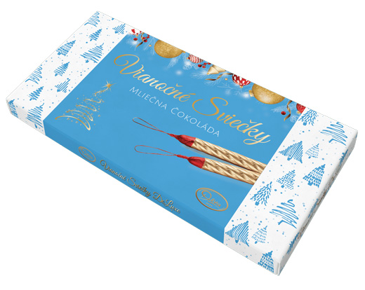 Vianočné sviečky mliečne